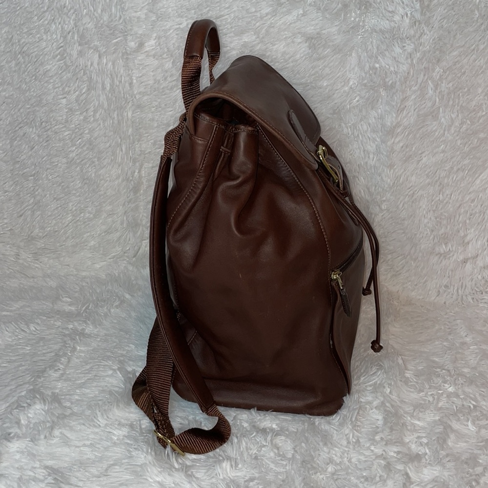 Coach Vintage XL Unisex Brown Backpack Rucksack 0529 - Picture 6 of 15